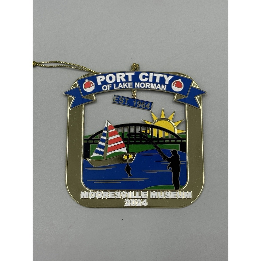 Port City Of Lake Norman Mooresville Museum 2024 Ornament